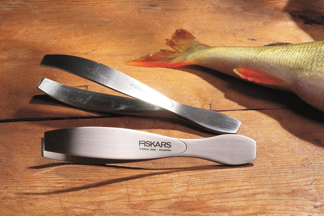 Fiskars Fischgrätenzange, In Pinzettenform, Edelstahl, Länge: 13 cm, Functional Form, 1003023, Fisch