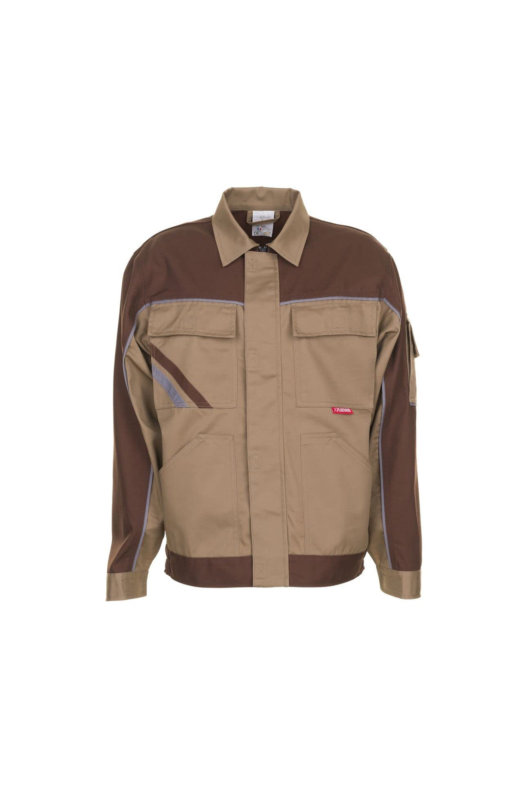 Planam Highline Herren Bundjacke khaki braun zink Modell 2314 Grösse 68 Khaki/Braun/Zink 68, Khaki/B