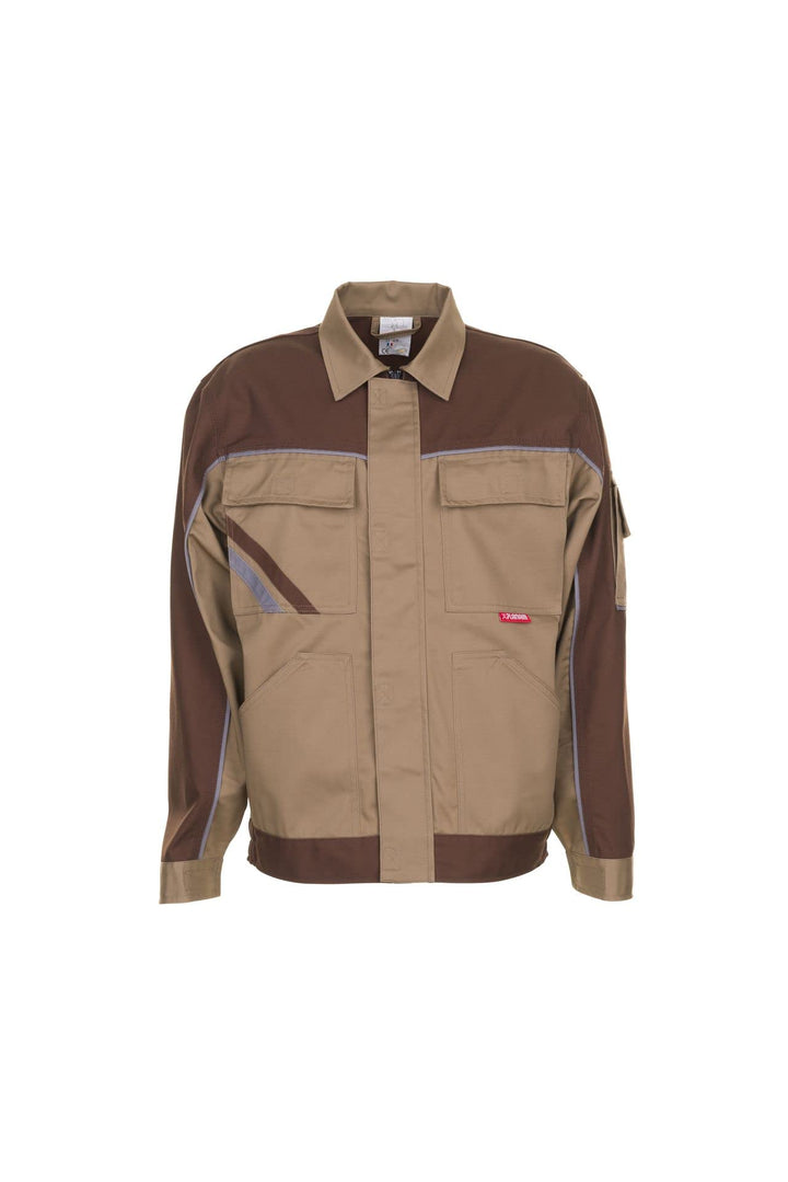 Planam Highline Herren Bundjacke khaki braun zink Modell 2314 Grösse 68 Khaki/Braun/Zink 68, Khaki/B