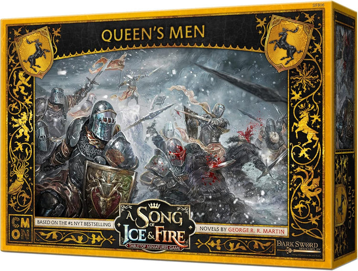 CMON A Song of Ice and Fire Tabletop Miniatures Game – Baratheon Queen's Men Expansion Set, Strategy