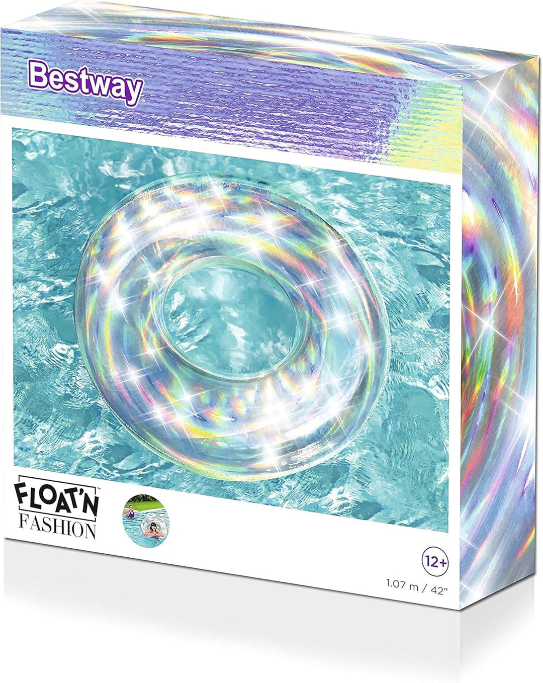 Bestway Schillernder Schwimmring, 107 cm