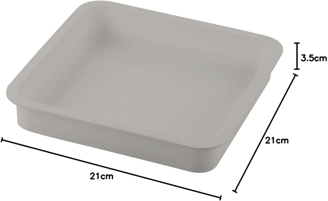 Silikomart - QUADRO - MOLDE DE SILICONA 210 MM x 210 MM H 35 MM, QUADRO