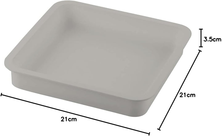 Silikomart - QUADRO - MOLDE DE SILICONA 210 MM x 210 MM H 35 MM, QUADRO
