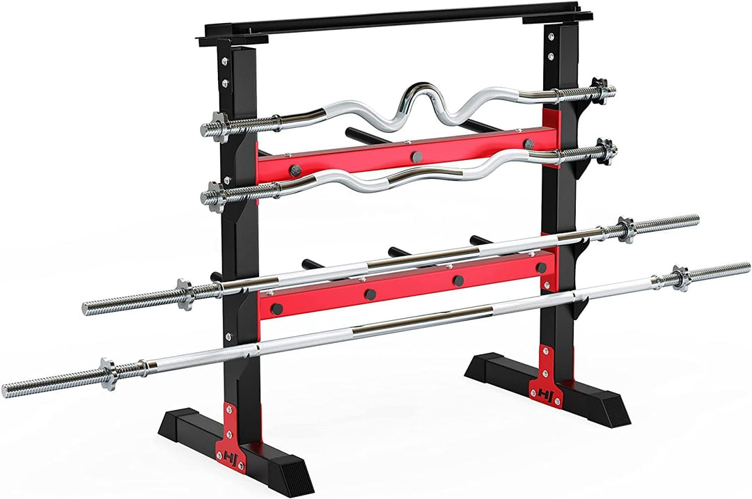 Hop-Sport Hantelständer Hantelscheiben-Ständer Ablage für Gewichte, Langhanteln und Kurzhanteln