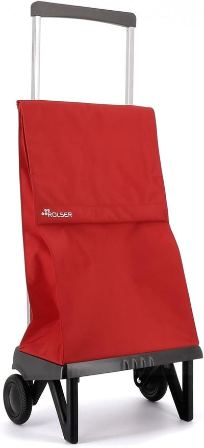 Klappbarer Einkaufstrolley Rolser Plegamatic MF 2 Räder - Rot, Rot