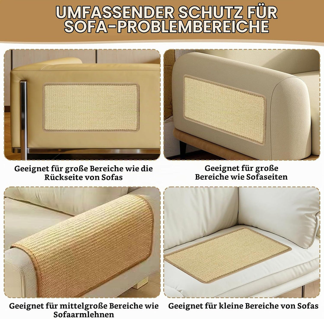 3 Stück Kratzbretter Katze Sisal Kratzmatte Katze Wand 40 x 20 cm Widerstandsfähig Katzen Kratzbrett