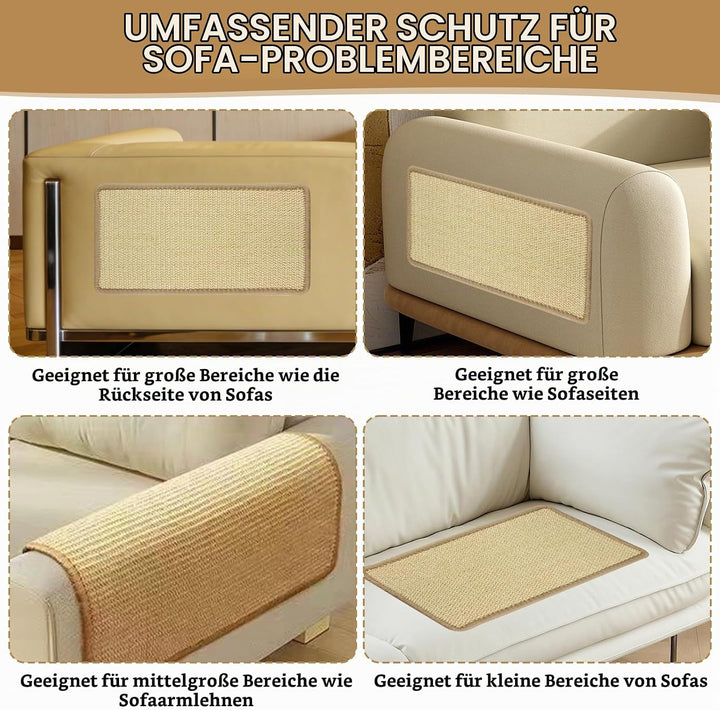 3 Stück Kratzbretter Katze Sisal Kratzmatte Katze Wand 40 x 20 cm Widerstandsfähig Katzen Kratzbrett