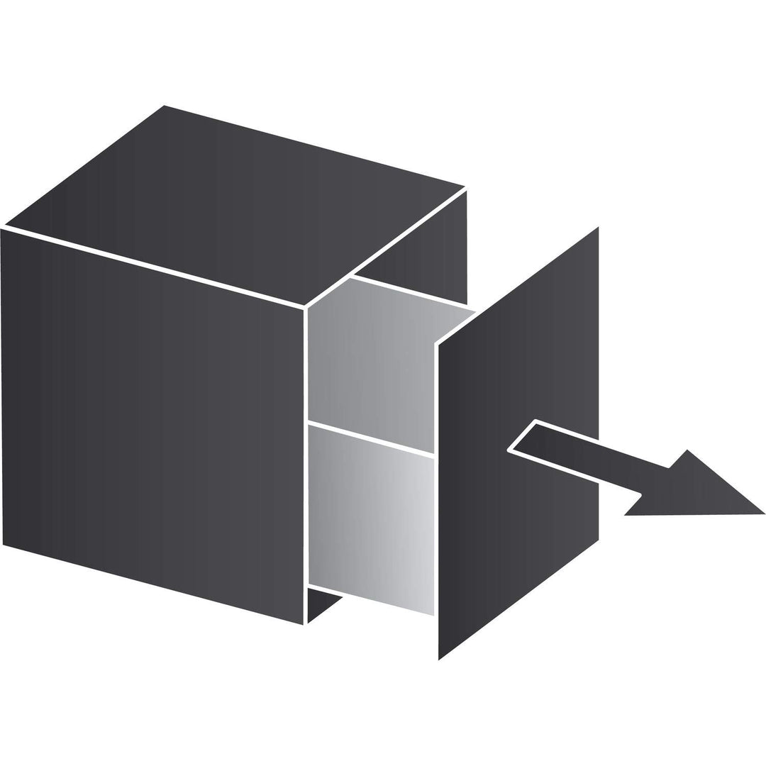 BLANCO SELECT II XL 60/3 | Kunststoff, Aluminium | 60er Unterschrank | Auszugssystem zur Frontanbind