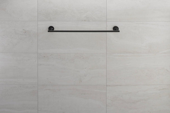 Duravit Badetuchhalter Starck T, einarmig, Wandmontage, 61 cm, Schwarz Matt Badetuchhalter 61 cm Sch
