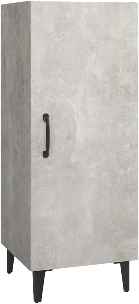 Sideboard Betongrau 34,5x34x90 cm Buffet Schrank Klein Kleine Kommode Kommoden & Sideboards Flur Kom