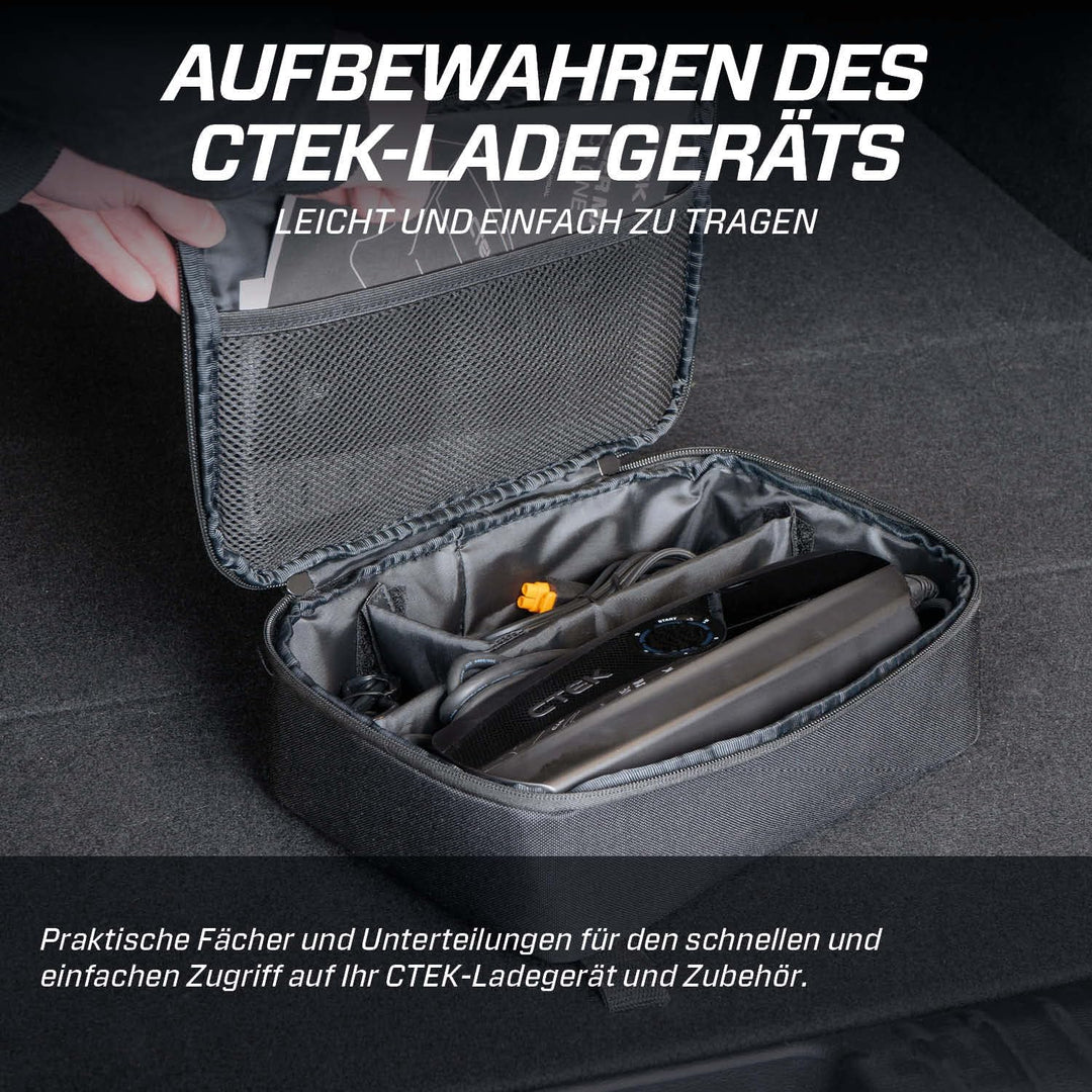 CTEK CS STORAGE CASE, tragbare Aufbewahrung für Ihr CTEK Ladegerät, sicher, langlebig, leicht, einfa
