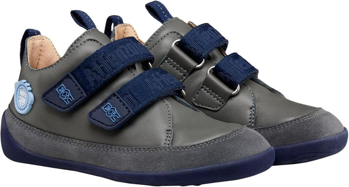 Affenzahn Barfussschuh Leder Buddy mit Klettverschluss Weich rutschfest Flexibel Reflektierend für J