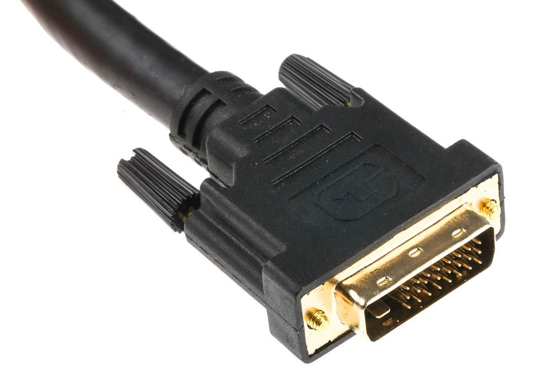 RS PRO DVI-Kabel A DVI-D Dual Link - Stecker B DVI-D Dual Link - Stecker, 10m PVC Schwarz