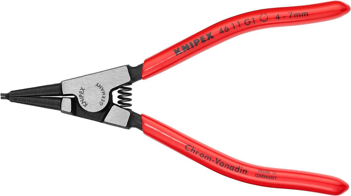 Knipex Sicherungsringzange für Greifringe auf Wellen schwarz atramentiert, mit Kunststoff überzogen