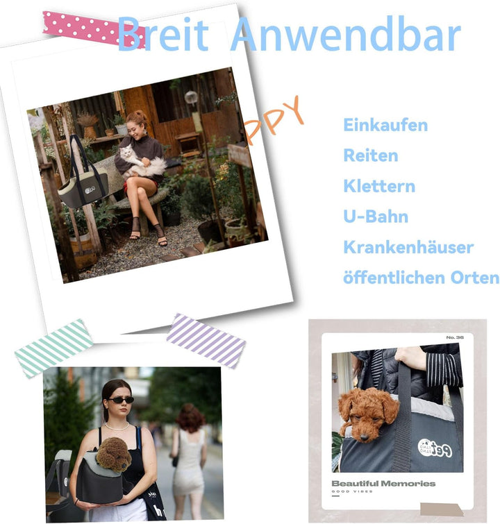 Winter Tragetücher Hund Katze Tragetasche Verstellbar Tragbar Hundetragetasche Verbreitert Verdickt