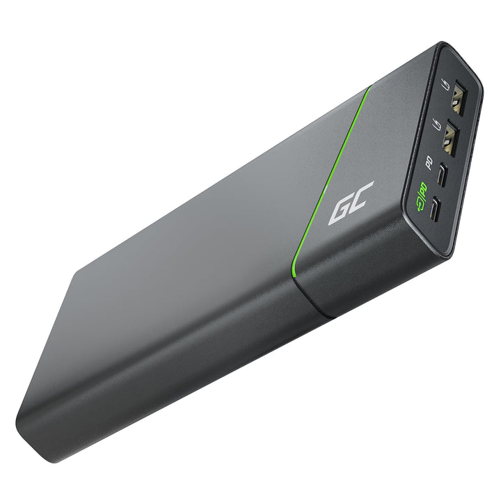 Green Cell Powerbank 26800mAh 128W PD USB C Externer Akku GC PowerPlay Ultra Schnellladen von Laptop