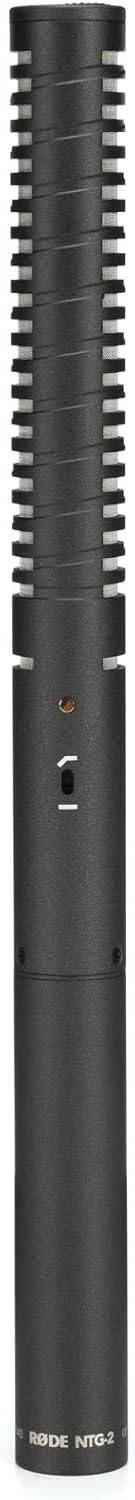RØDE NTG2 Richtrohr-Kondensatormikrofon mit Supernierencharakteristik für Broadcast-, Bühnen-, Filmt