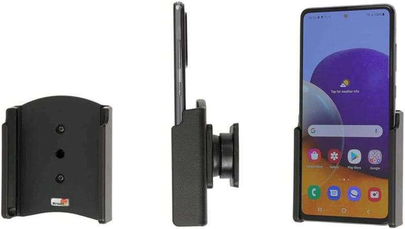 Brodit Gerätehalter 711257 | Made IN Sweden | für Smartphones - Samsung Galaxy A72 SM-A725F/DS, Schw