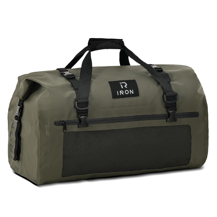 BORLENI Motorrad Hecktasche Gepäckrolle wasserdicht 70L – Premium Motorradtasche mit Rolltop, Reflek