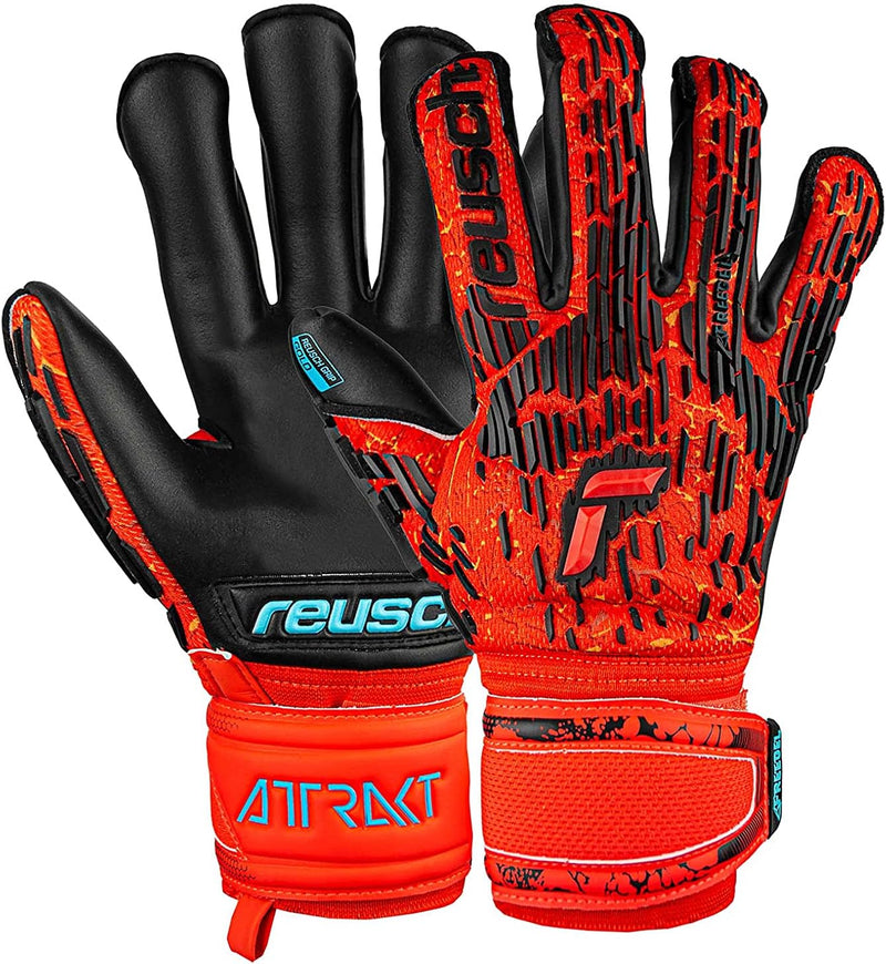 Reusch Unisex – Erwachsene Torwarthandschuhe Attrakt Freegel Gold Evolution Cut mit Hervorragendem G
