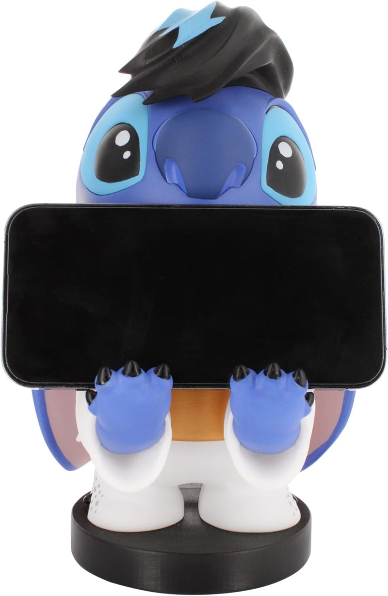 Cableguys Disney Elvis Stitch Gaming-Figur — Zubehör für Controller oder Smartphone-Halter — USB-Kab