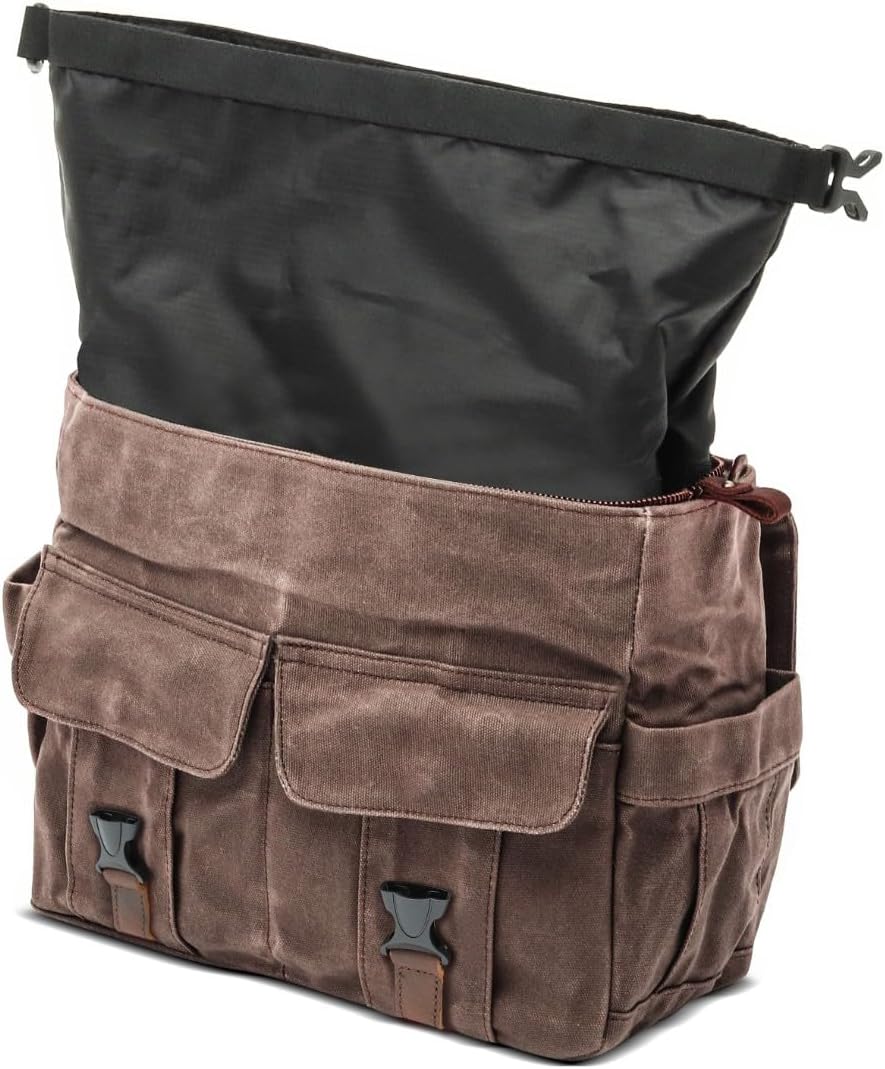 2X Seitentasche für Royal Enfield Classic 500 / Meteor 350 CV1 braun