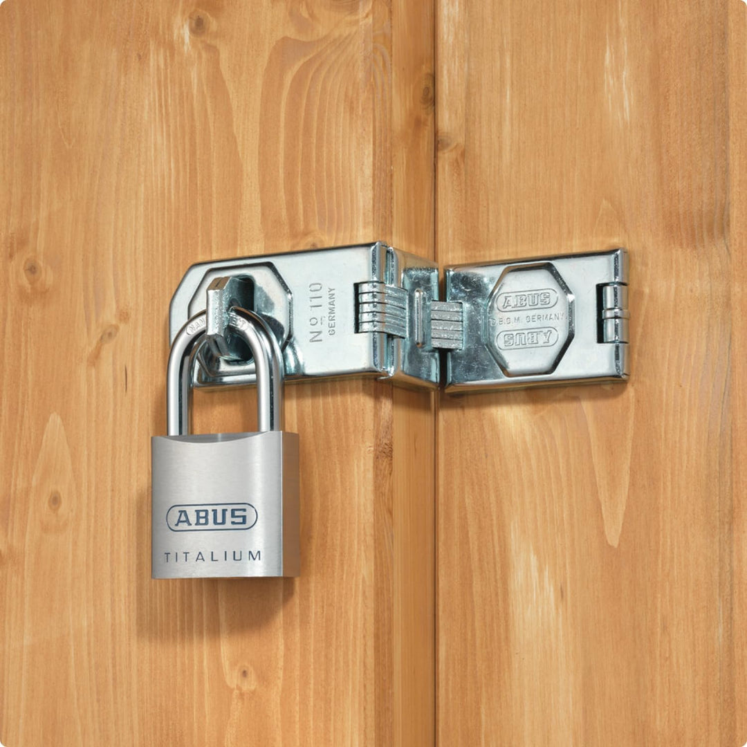 ABUS Titalium Vorhängeschloss 96TI/50 - leichter Schlosskörper aus massivem Spezial-Aluminium - Kell
