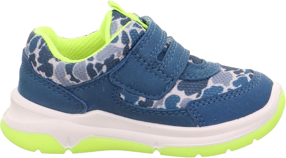 Superfit Mädchen Cooper Lauflernschuhe 20 EU Weit Blau Gelb 8020, 20 EU Weit Blau Gelb 8020