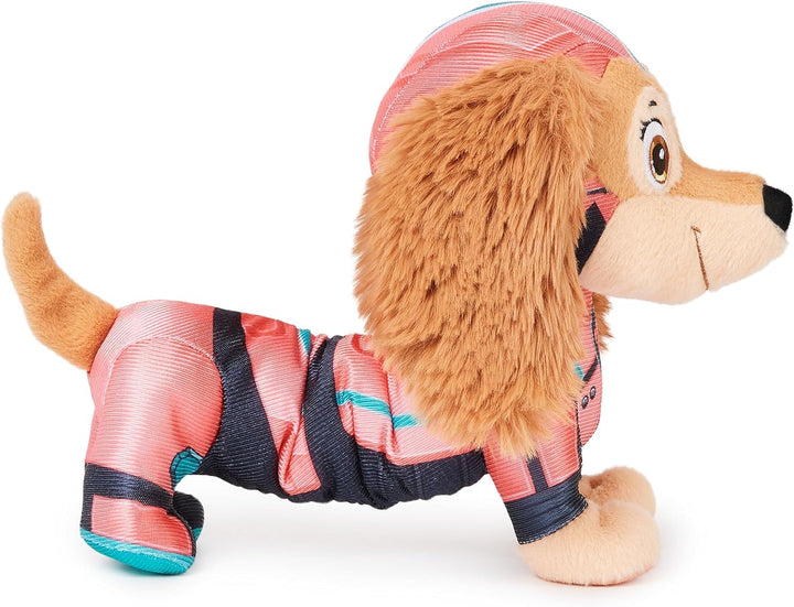 PAW PATROL: Der Mighty Kinofilm, Liberty Plüschfigur mit Stretch-Funktion und 3 Junior Patroller Min