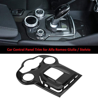 Broco Auto-Innenzentral Conole Control Panel Rahmenabdeckung Trim for Alfa Romeo Giulia/Stelvio