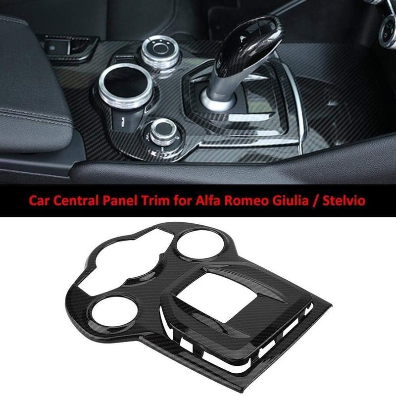 Broco Auto-Innenzentral Conole Control Panel Rahmenabdeckung Trim for Alfa Romeo Giulia/Stelvio