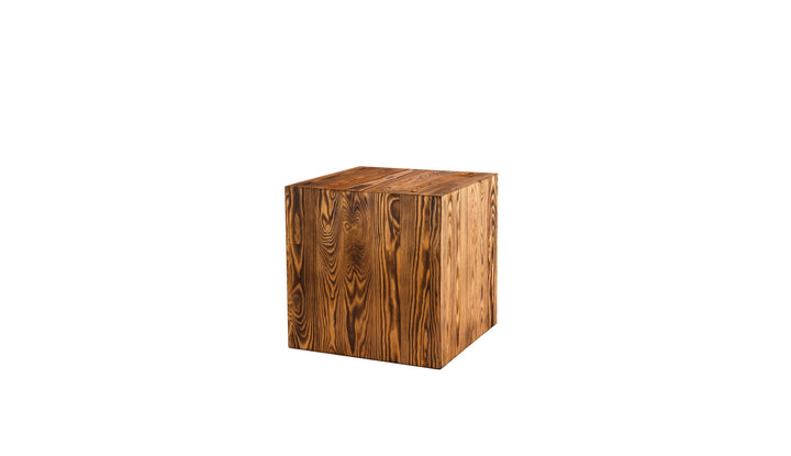 DECOKTIVO Holzsäule, Rustikale Dekosäule, Baumstamm Deko, Bodenwindlicht Ständer, Blumensäule Holz,