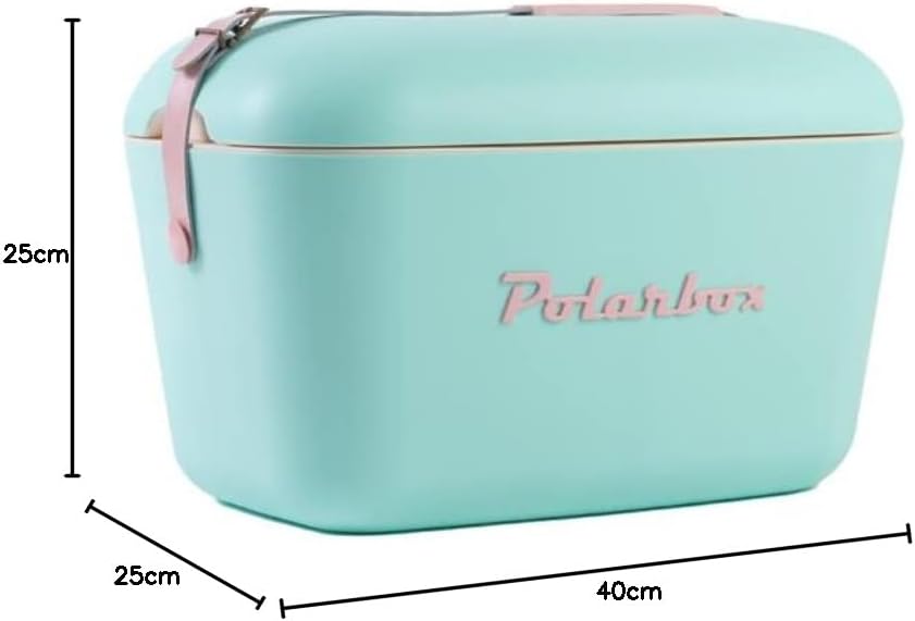 Kühlbox | Passive Kühlbox | Kühltaschen Polar in Retro Vintage Design aus Kunststoff mit polystyrol