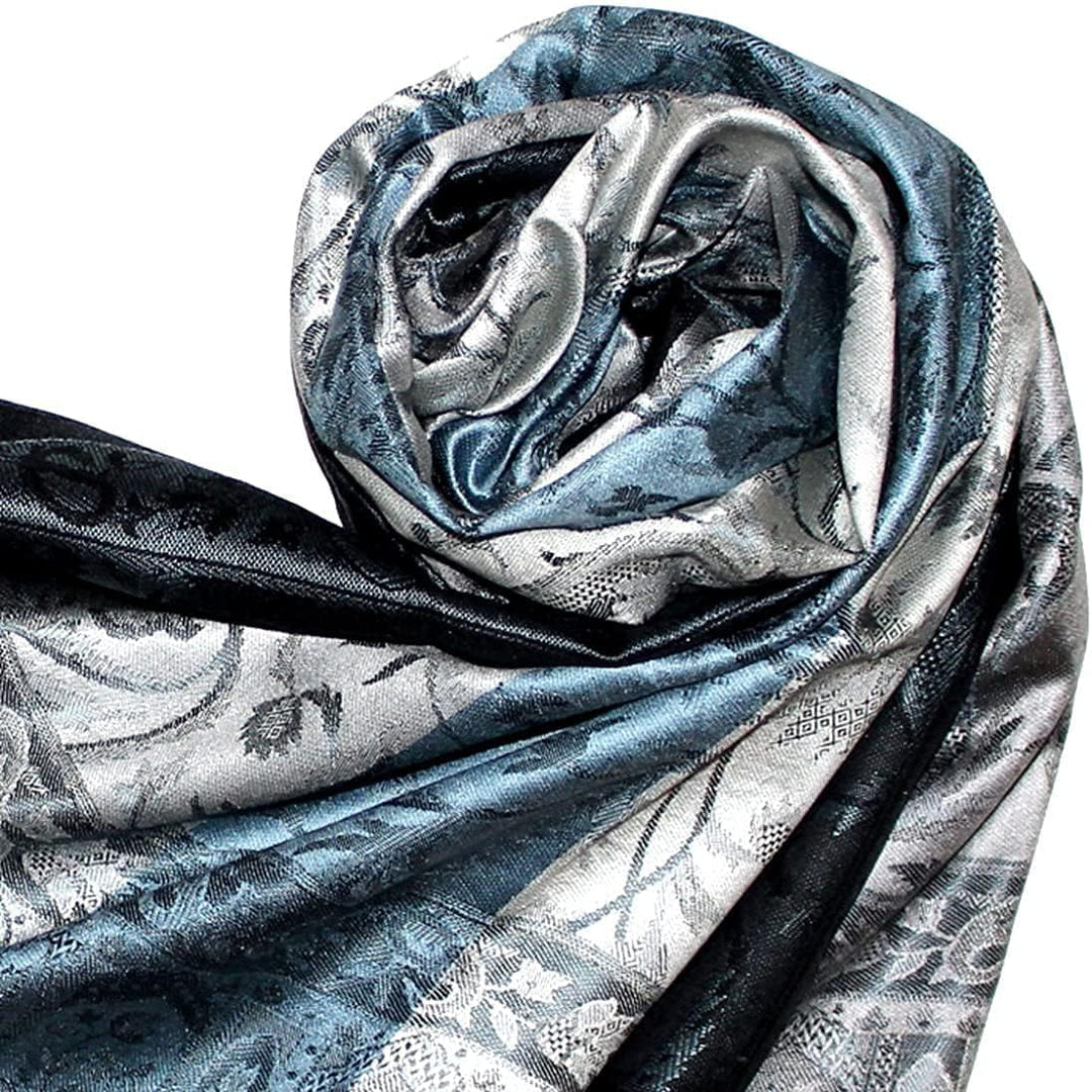 Lorenzo Cana Herren Schal Schaltuch gewebt 100% Seide 70 cm x 190 cm Paisley Seidenschal Seidentuch