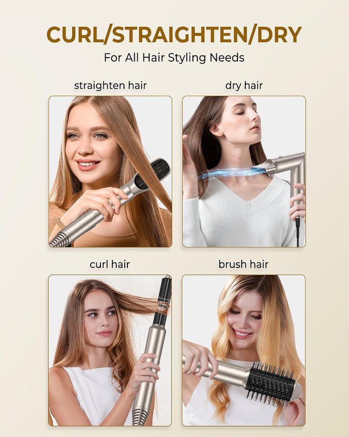 Haarstyler, Hair Styler Set, Air Styler, Hairstyler Set mit Professionellem Haartrockner, Haarbürste
