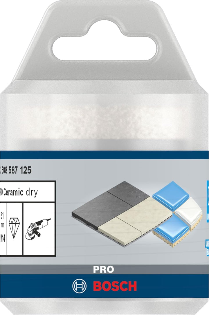Bosch Professional 1x Diamanttrockenbohrer Dry Speed Best for Ceramic (für Trockenbohren von Hartker