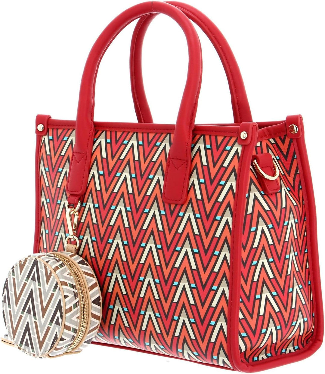 VALENTINO Bags Tonic - Handtasche 26 cm Rosso / Multicolor, Rosso / Multicolor
