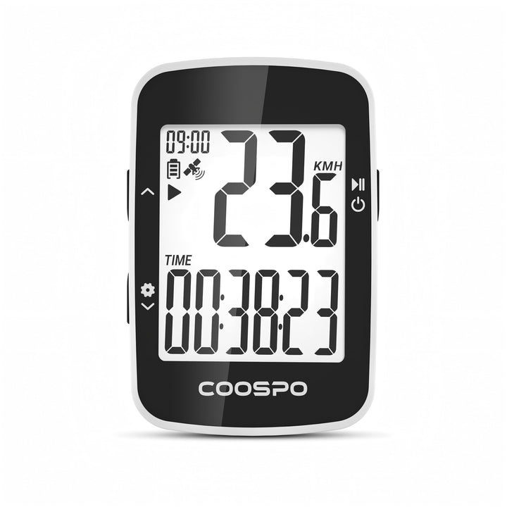 COOSPO BC26 GPS Fahrradcomputer Kabellos Bluetooth5.0/ ANT+, IP67 Wasserdichter Fahrrad Kilometerzäh