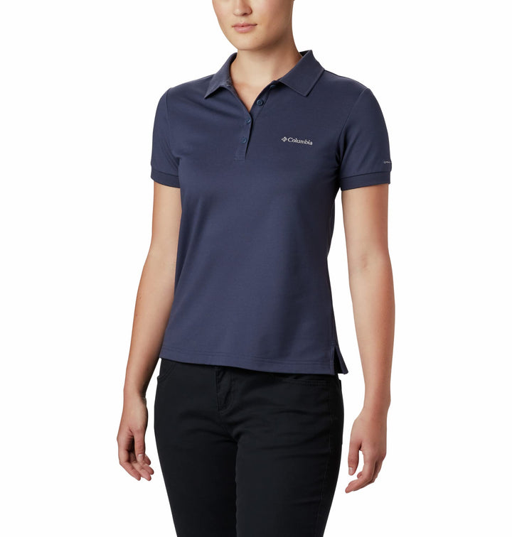 Columbia Damen Lakeside Trail Poloshirt M Nocturnal, M Nocturnal