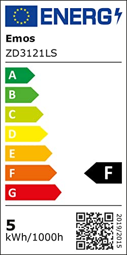 Emos LED Einbaustrahler 230V 5W, 370lm | Einbaustrahler wasserdicht IP44 für Aussen und Innen | LED