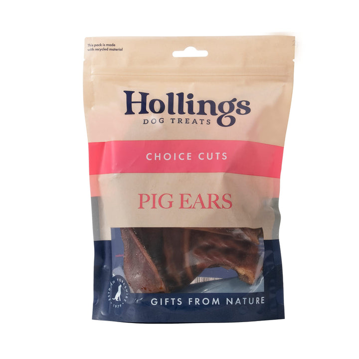 Hollings Pig Ear Treats for Dogs Pack of 10 1 10er-Packung