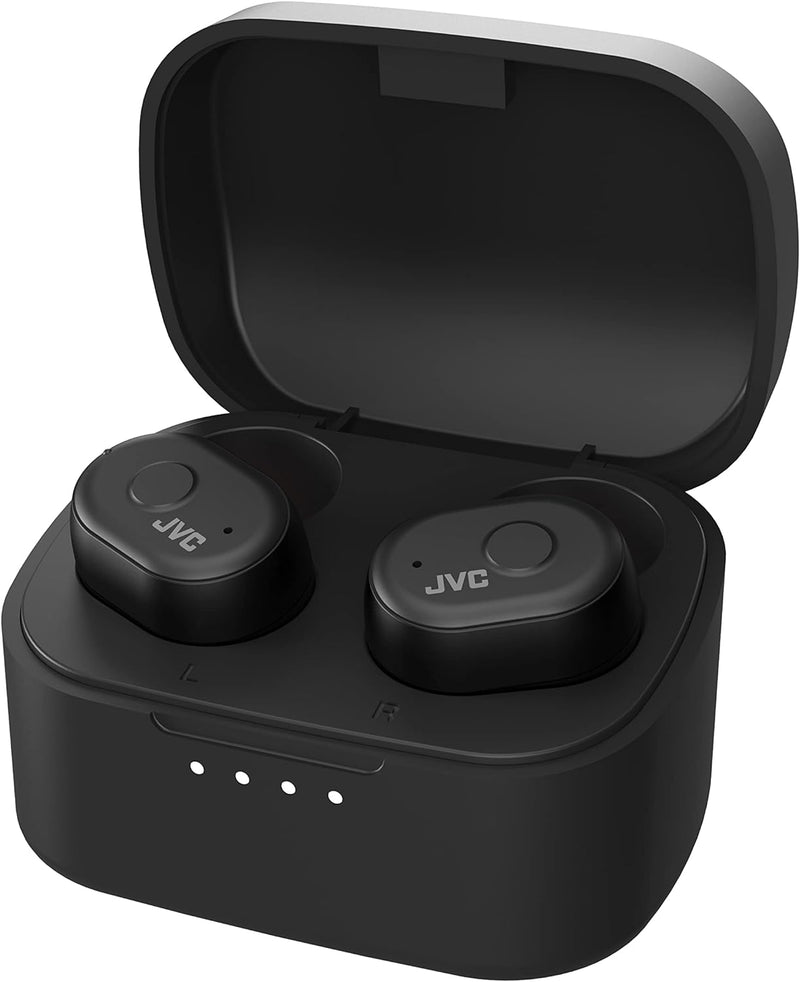JVC HA-A11T True Wireless In-Ear-Kopfhörer, Schwarz, Schwarz