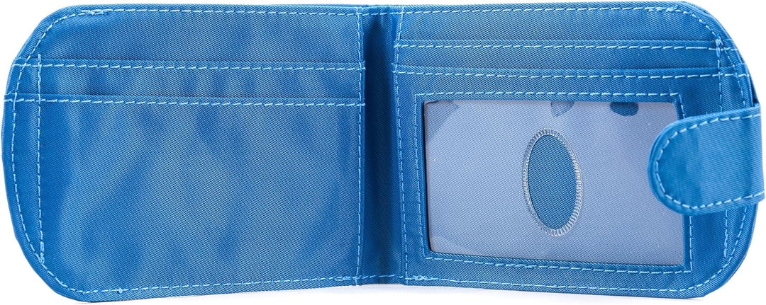 Big Skinny Damen Taxicat Bi-Fold Slim Wallet für bis zu 25 Karten Ozeanblau, Ozeanblau