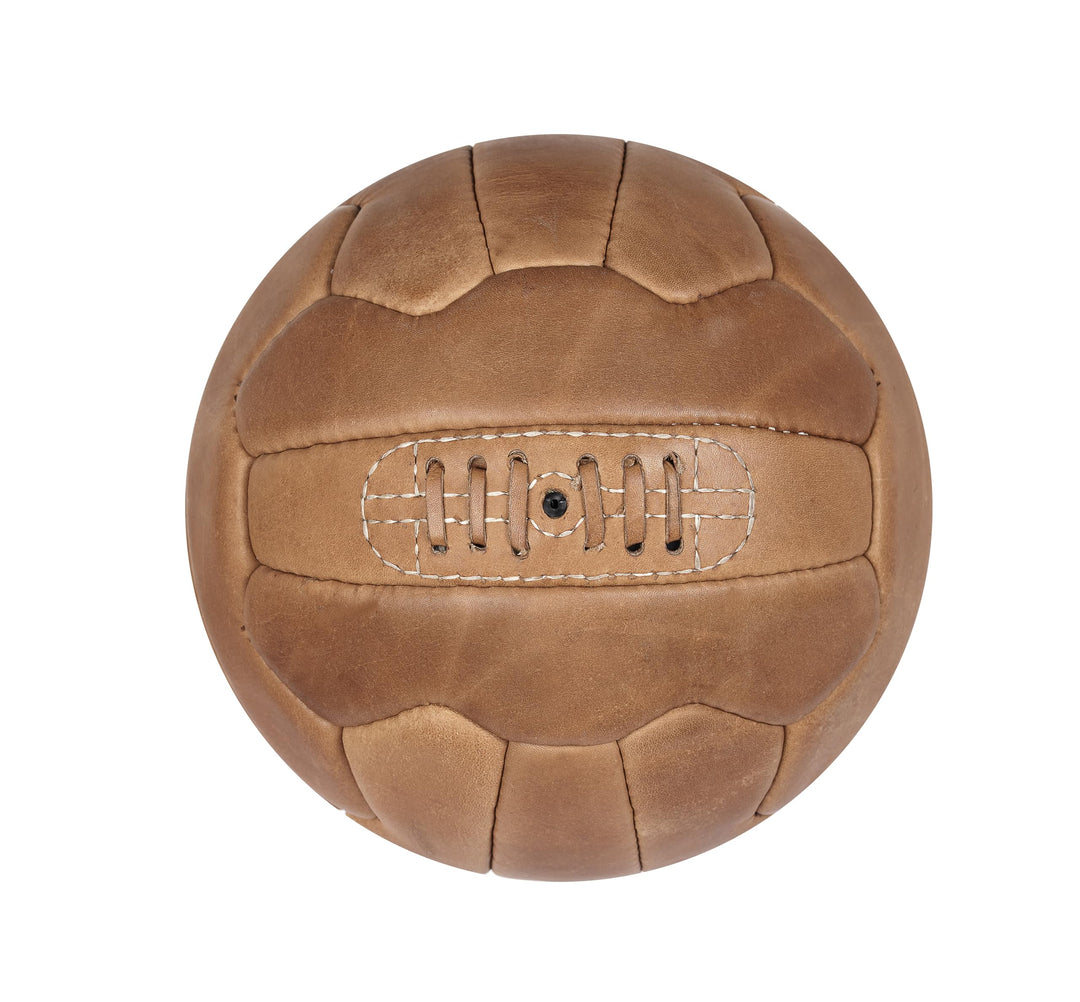 FNine Fussball Vintage Antik Leder Fussball