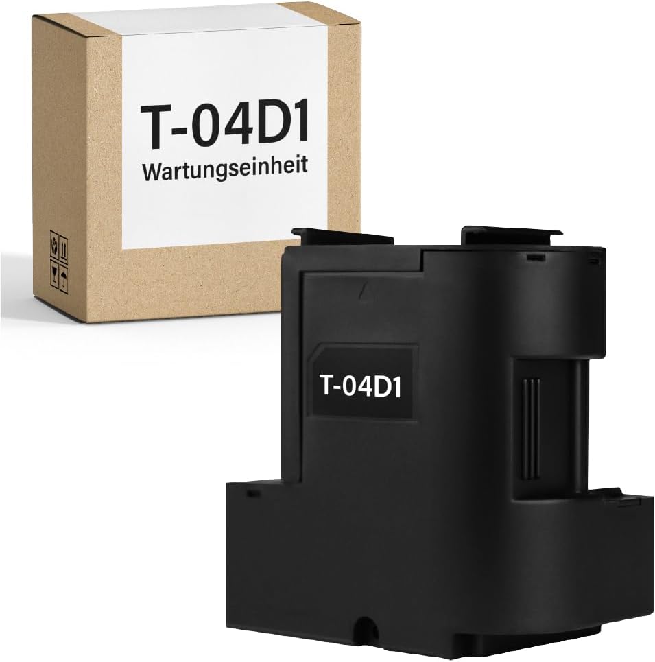 2er wartungsbox Kompatibel für Epson T04D1, T04D100 C13T04D100 Maintenance Box Kompatibel für Epson