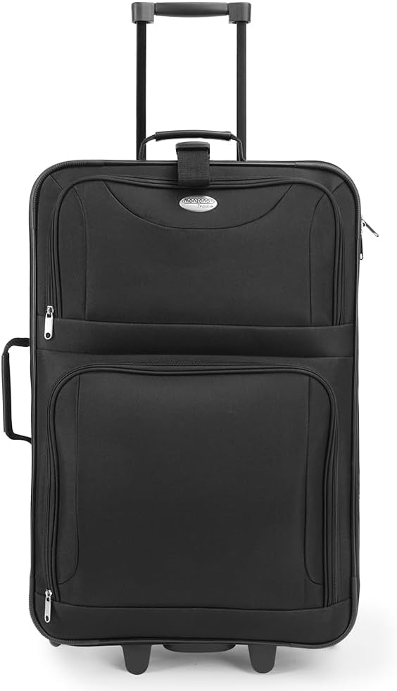 Deuba Trolley Kofferset Reisetaschen Set Kulturbeutel Netzfach Rollen Teleskopgriff Koffer Reisetasc