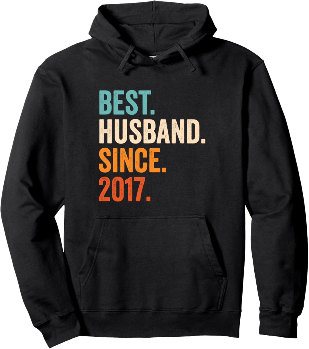Best Husband Since 2017 | 6 Hochzeitstag 6 Jahre Pullover Hoodie