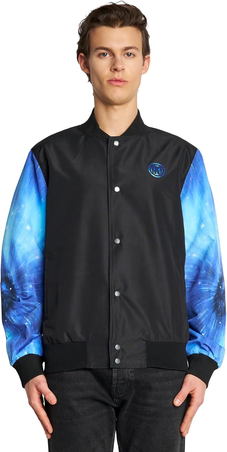 Inter Unisex Giacca Bomberjacke Galaxy L Schwarz, L Schwarz