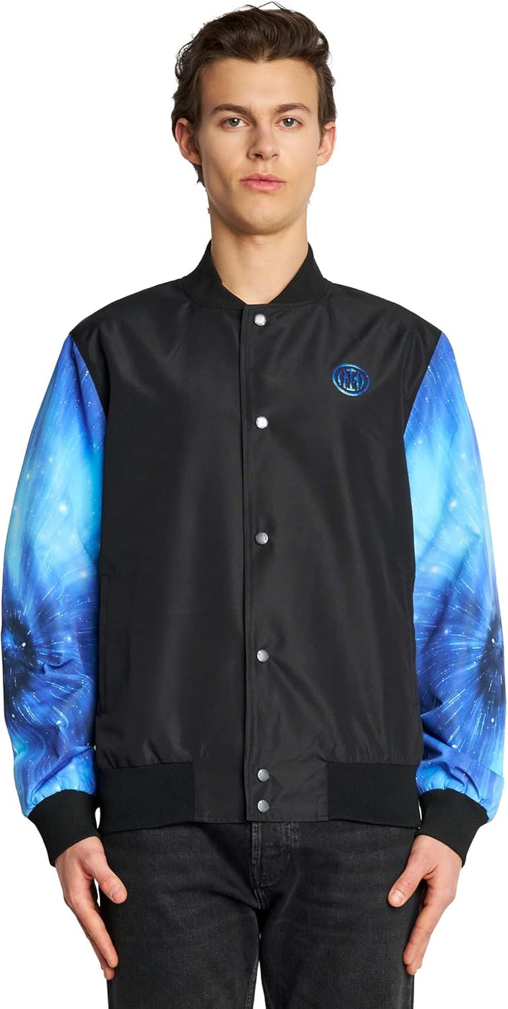 Inter Unisex Giacca Bomberjacke Galaxy L Schwarz, L Schwarz