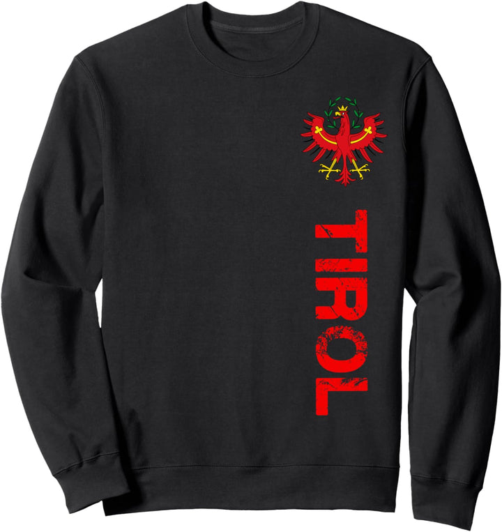 Tirol T-Shirt im Retro Look mit Wappen Adler Herren & Damen Sweatshirt